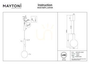 NEBULA MOD182PL-L6W3K taklampa Maytoni small 6