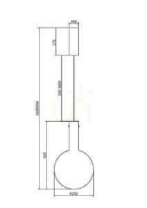 NEBULA MOD182PL-L6W3K taklampa Maytoni small 7