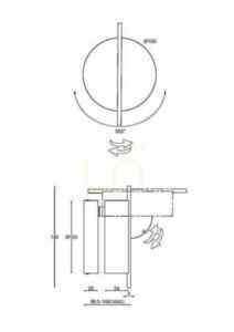 NUANCE MOD180WL-L4W3K vägglampa Maytoni small 7
