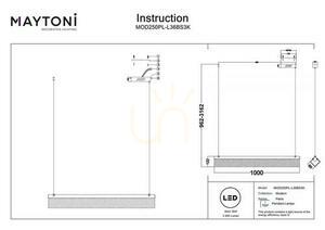 PETRA taklampa MOD250PL-L36BS3K Maytoni small 7