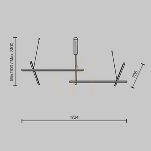 RADIANCE taklampa MOD278PL-L86G3K1 Maytoni small 10