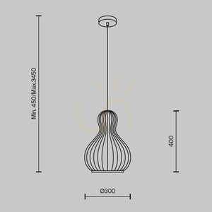 ROOTS taklampa MOD192PL-01W1 Maytoni small 6