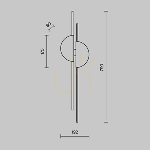SKYLINE vägglampa MOD179WL-L22BS4K Maytoni small 10