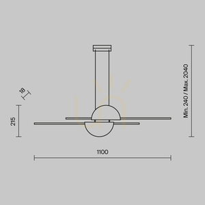 SKYLINE taklampa MOD179PL-L26BS4K Maytoni small 10