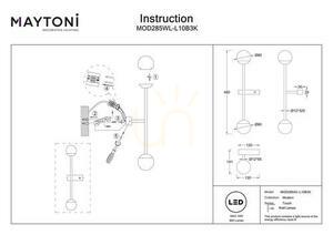 TOUCH vägglampa MOD285WL-L10B3K Maytoni small 11