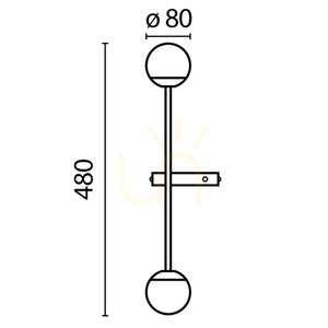 TOUCH vägglampa MOD285WL-L10B3K Maytoni small 13