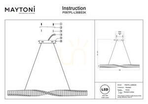 KRONE taklampa P097PL-L36BS3K Maytoni small 11