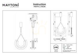 MAYA taklampa P091PL-L18G3K Maytoni small 7