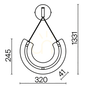MAYA vägglampa P091WL-L18G3K Maytoni small 7