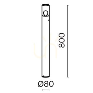 AMAS belysningsstolpe O432FL-01GF1 IP54 Maytoni small 8