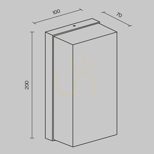 BADD vägglampa för utomhusbruk O454WL-L10GF3K IP54 Maytoni small 8