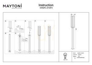 CELL-ljusstolpe O452FL-01GF3 IP54 Maytoni small 5