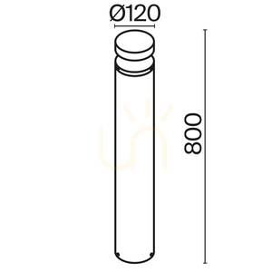 OLTEN belysningsstolpe O591FL-L12GF3K1 IP65 Maytoni small 10