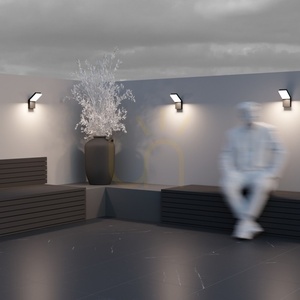 PASO vägglampa för utomhusbruk O595WL-L12B3K IP54 Maytoni small 8