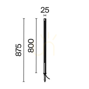 POLE lyktstolpe O440FL-L12GF3K IP65 Maytoni small 9
