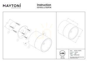SPIN utomhusplafond O310CL-L12GF3K IP54 Maytoni small 6