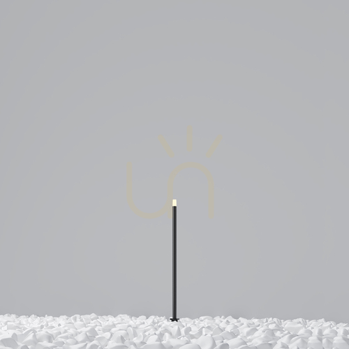 Kontrollera Maytoni Spear Graphite LED IP65 O441FL-L1GF3K trädgårdslampa med påle – för belysning av rabatter och ängar