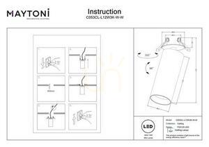 FOCUS LED infälld takarmatur C053CL-L12W3K-W-W Maytoni small 7
