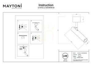 Plafond FOCUS T C141CL-L125-6W3K-B Maytoni small 7