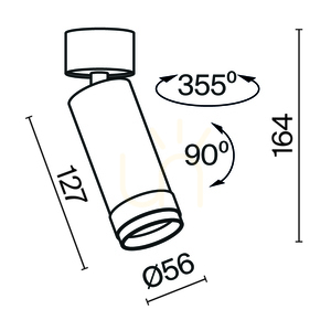 FOCUS ZOOM Plafond C055CL-L12W4K-Z-B Maytoni small 10