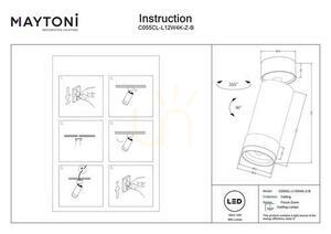 FOCUS ZOOM Plafond C055CL-L12W4K-Z-B Maytoni small 7