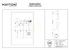 EFIR taklampa P089PL-33W3K-MG Maytoni small 7