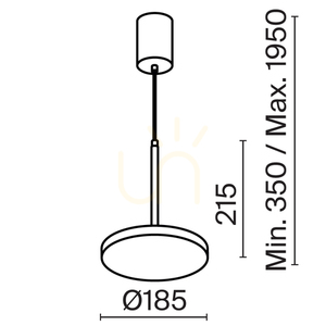 PLATO taklampa P076PL-L12W3K-W Maytoni small 14