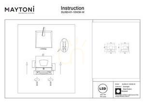 METAL MODERN infälld takarmatur DL093-01-10W3K-W Maytoni small 7