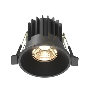 ROUND infälld takarmatur DL058-7W3K-B Maytoni small 1