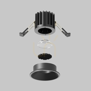 ROUND infälld takarmatur DL058-7W3K-B Maytoni small 5