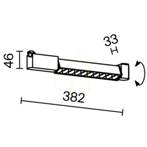 POINTS ROT skenlampa TR010-1-10W3K-M-B-DE Maytoni small 9