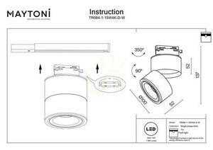 YIN skenlampa TR084-1-15W4K-D-W Maytoni small 8