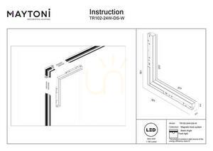 BASIS ANGLE skenlampa TR102-24W-DS-W Maytoni small 6