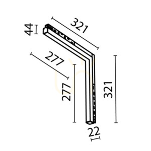 BASIS ANGLE skenlampa TR102-24W3K-W Maytoni small 9