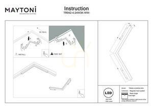 BASIS ANGLE skenlampa TR042-4-24W3K-WW-DS-W Maytoni small 3