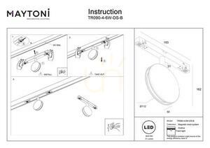 OUTLINE skenlampa TR090-4-6W-DS-B Maytoni small 8