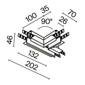 EXILITY TRA034CT-42.12W samlingsskenekontakt Maytoni small 6