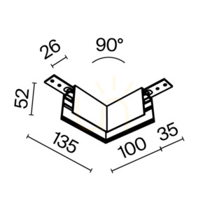 EXILITY TRA034HCL-41W samlingsskenekontakt Maytoni small 6