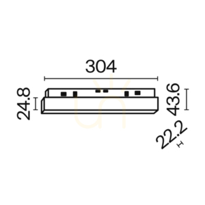 BASIS skenlampa TR030-4-12W3K-WW-DS-W Maytoni small 8