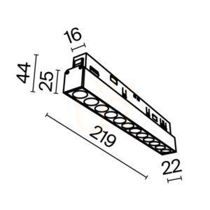 POINTS skenlampa TR031-2-12W3K-W Maytoni small 9