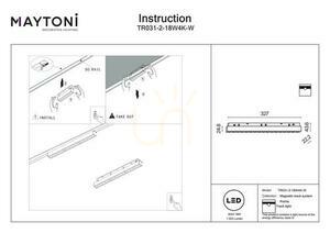 POINTS skenlampa TR031-2-18W4K-W Maytoni small 6