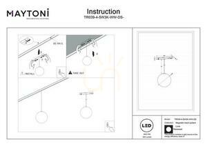 LUNA skena taklampa TR039-4-5W3K-WW-DS-W-1 Maytoni small 5