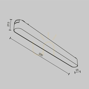 BASIS skenlampa TR080-1-18W3K-B Maytoni small 7