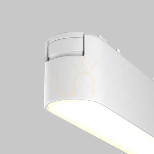 Kontrollera Maytoni Basis Radity vit LED-armatur för magnetskena 6 W 3000 K TR080-1-6W3K-W
