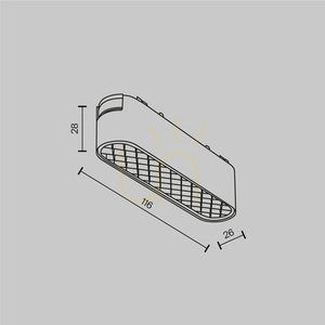 BASIS GRID skenlampa TR084-1-6W4K-W Maytoni small 7