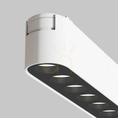 Kontrollera Armatur för magnetisk strömskena Radity Maytoni Points TR082-1-12W4K-M-W vit