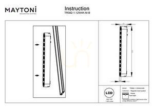 POINTS skenlampa TR082-1-12W4K-M-B Maytoni small 6