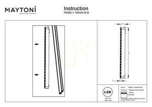 POINTS skenlampa TR082-1-18W4K-M-B Maytoni small 6