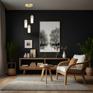 Pendant Light ARGON Burgos 3xE27 Vit Mässing IP20 1466 small 1