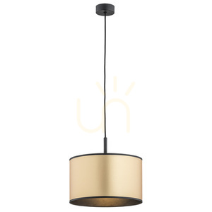 Pendellampa ARGON KARIN svart guld E27 4291 small 0